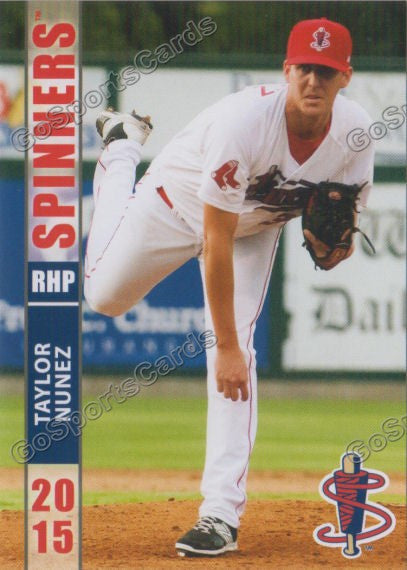 2015 Lowell Spinners Taylor Nunez