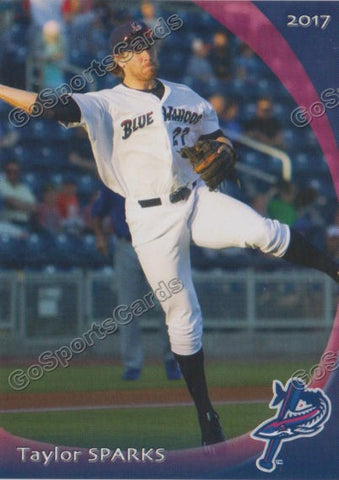 2017 Pensacola Blue Wahoos Taylor Sparks