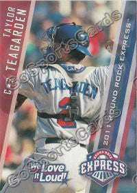 2011 Round Rock Express Taylor Teagarden