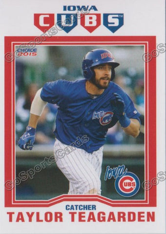 2015 Iowa Cubs Taylor Teagarden