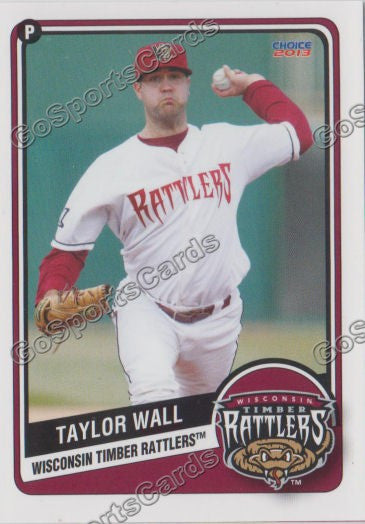 2013 Wisconsin Timber Rattlers Taylor Wall