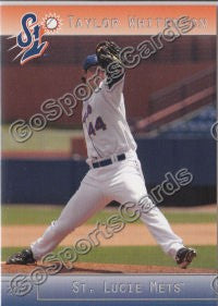 2012 St Lucie Mets Taylor Whitenton