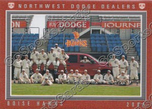 2008 Boise Hawks Team Photo