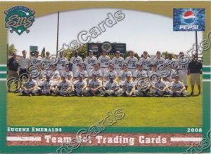2008 Eugene Emeralds Team Photo Checklist