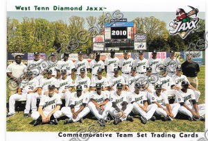 2010 West Tenn Diamond Jaxx Team Photo Checklist