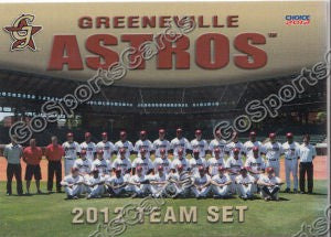 2012 Greeneville Astros Team Photo