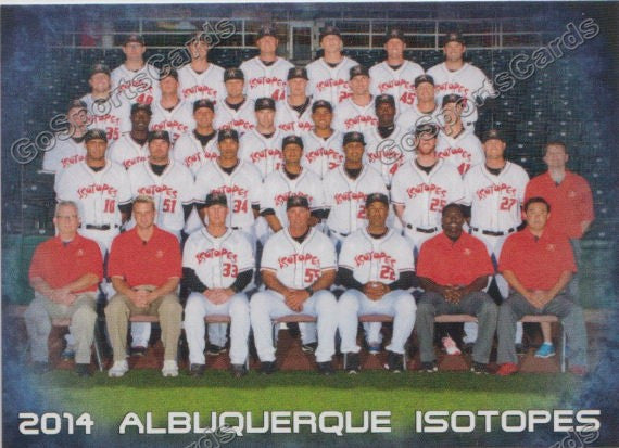 2014 Albuquerque Isotopes Team Photo