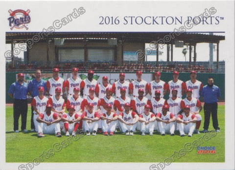 2016 Stockton Ports Team Photo