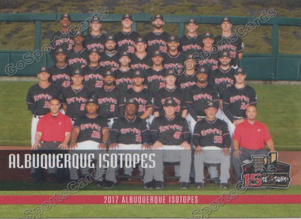 2017 Albuquerque Isotopes Team Photo