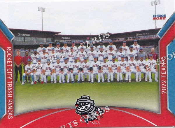 2022 Rocket City Trash Pandas Team Photo Checklist