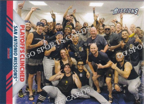2022 San Antonio Missions 2nd Playoffs Clinched Team Photo