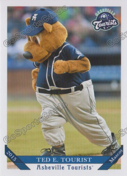 2015 Asheville Tourists Ted E Tourist Mascot