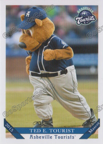 2015 Asheville Tourists Ted E Tourist Mascot