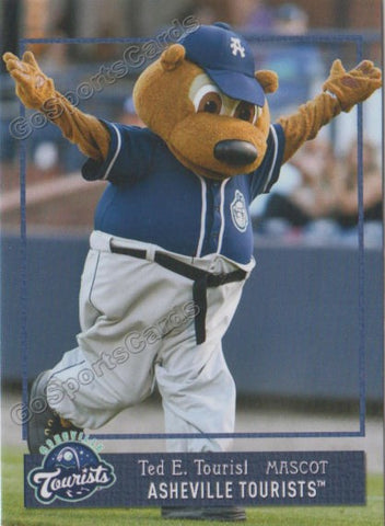 2018 Asheville Tourists Ted E Tourist Mascot