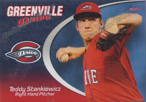 2014 Greenville Drive Teddy Stankiewicz