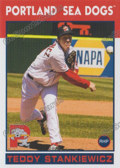 2016 Portland Sea Dogs Teddy Stankiewicz
