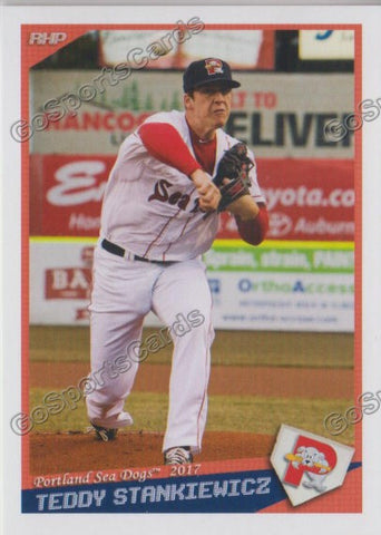 2017 Portland Sea Dogs Teddy Stankiewicz