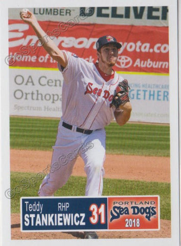 2018 Portland Sea Dogs Teddy Stankiewicz