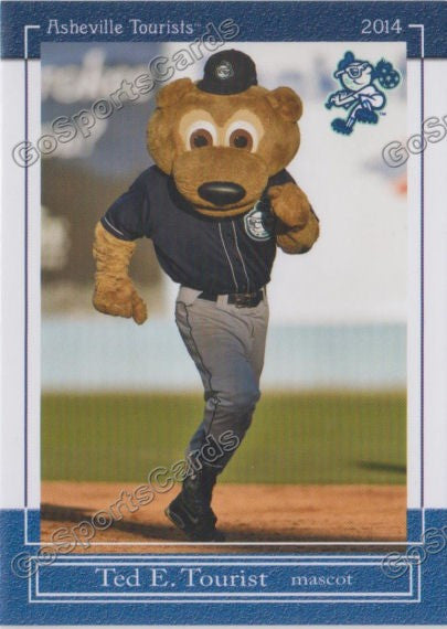 2014 Asheville Tourists Ted E Tourits Mascot