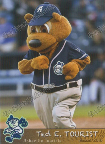 2016 Asheville Tourists Ted E Tourist Mascot