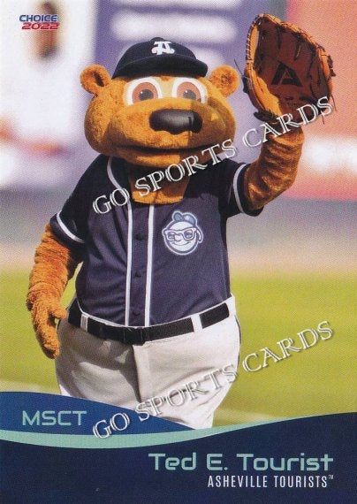 2022 Asheville Tourists Ted E Tourist Mascot