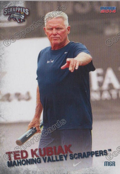 2014 Mahoning Valley Scrappers Ted Kubiak