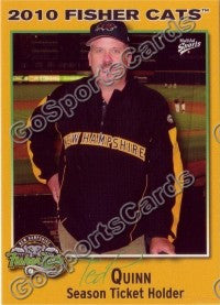 2010 New Hampshire Fisher Cats Ted Quinn