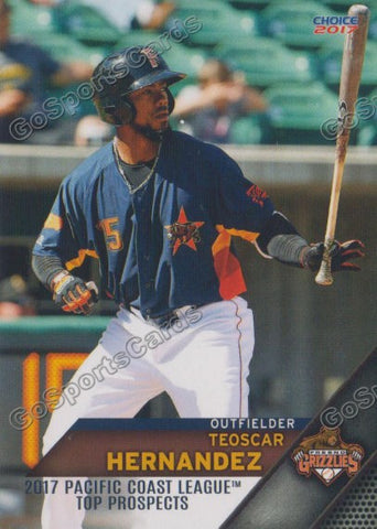 2017 Pacific Coast League Top Prospect PCL Teoscar Hernandez