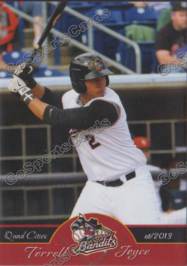 2013 Quad Cities River Bandits Terrell Joyce