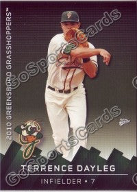 2010 Greensboro Grasshoppers Terrence Dayleg