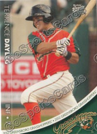 2012 Greensboro Grasshoppers Terrence Dayleg