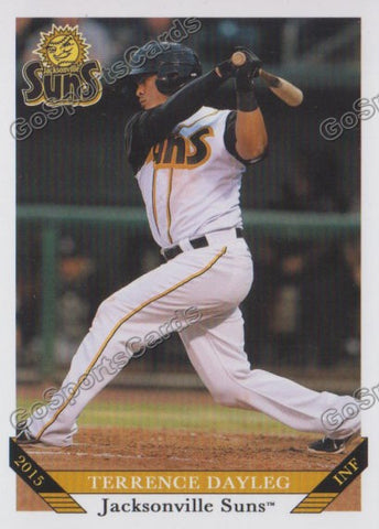 2015 Jacksonville Suns Terrence Dayleg