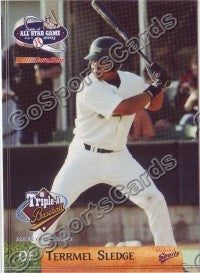 2003 Pacific Coast League All-Star Multi-Ad Terrmel Sledge