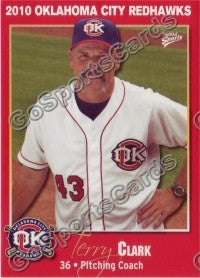 2010 Oklahoma City RedHawks Terry Clark