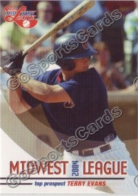 2004 Midwest League Top Prospects Terry Evans