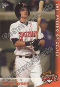 2011 Fresno Grizzlies Terry Evans