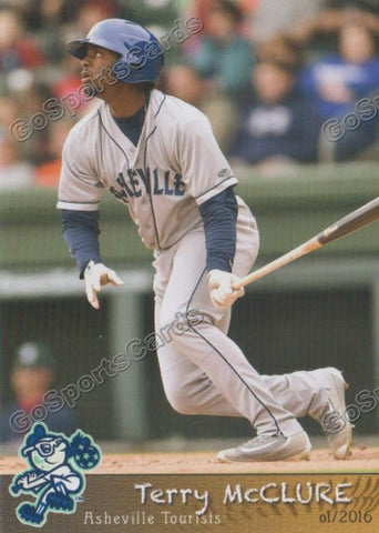 2016 Asheville Tourists Terry McClure
