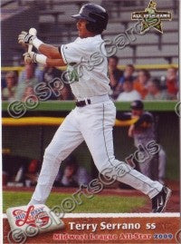 2009 MidWest League All Star Western Division Terry Serrano