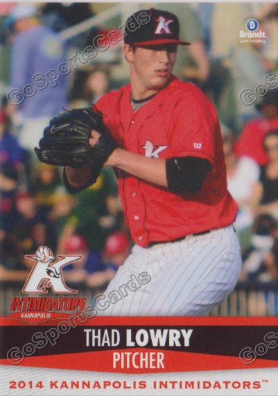 2014 Kannapolis Intimidators Thad Lowry