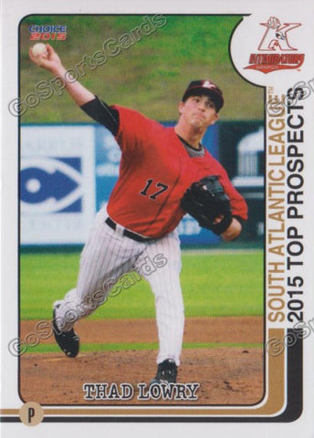 2015 South Atlantic League Top Prospect SAL Thad Lowry