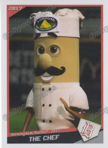 2017 Birmingham Barons The Chef Mascot