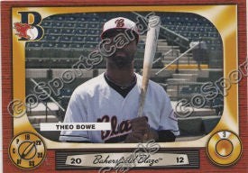 2012 Bakersfield Blaze Theo Bowe