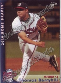 2010 Rome Braves Thomas Berryhill