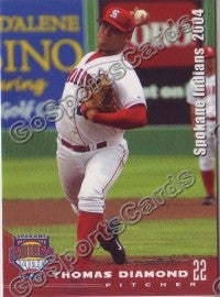 2004 Spokane Indians Thomas Diamond