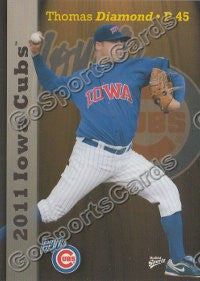 2011 Iowa Cubs Thomas Diamond