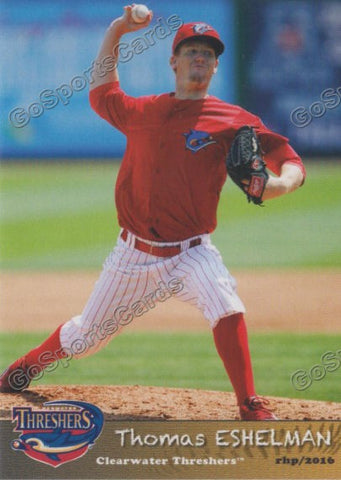 2016 Clearwater Threshers Thomas Eshelman