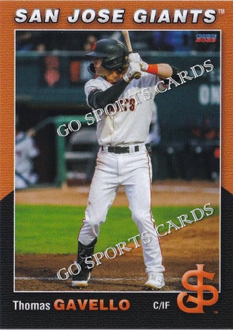 2023 San Jose Giants Thomas Gavello