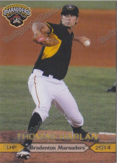 2014 Bradenton Marauders Thomas Harlan