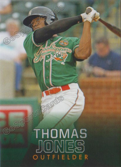 2018 Greensboro Grasshoppers Thomas Jones