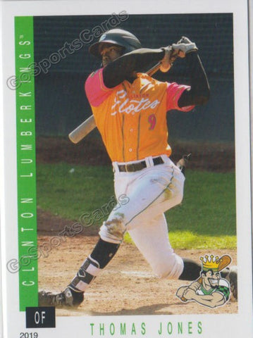 2019 Clinton LumberKings Thomas Jones